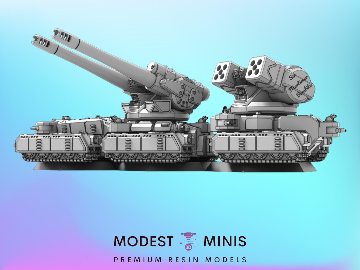 Daster Super Heavy Tank | 1:265 | 285 | 6mm Battletech Scale |