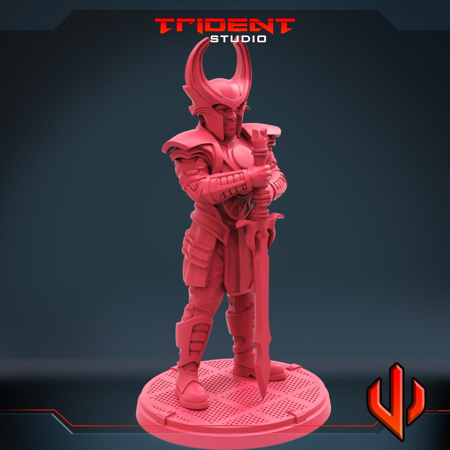 Gate Keeper A - 40mm  Miniature | Crisis Protocol Proxy | Trident