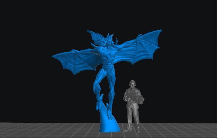 Aerial Type Light Papsinoid Vikarr - Resin Cyberpunk Miniature  | Papsikels