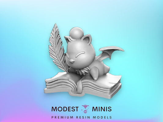 Moog Scholar - 32mm Scale DnD Miniature | Dungeons and Dragons | JRPG Mini - RN Estudio