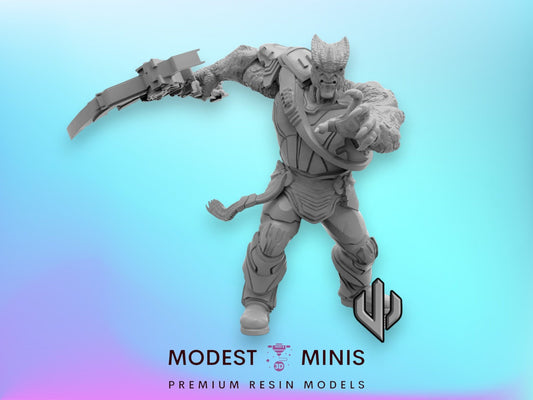 Obsidian Dwarf A - 40mm  Miniature | Crisis Protocol Proxy | Trident