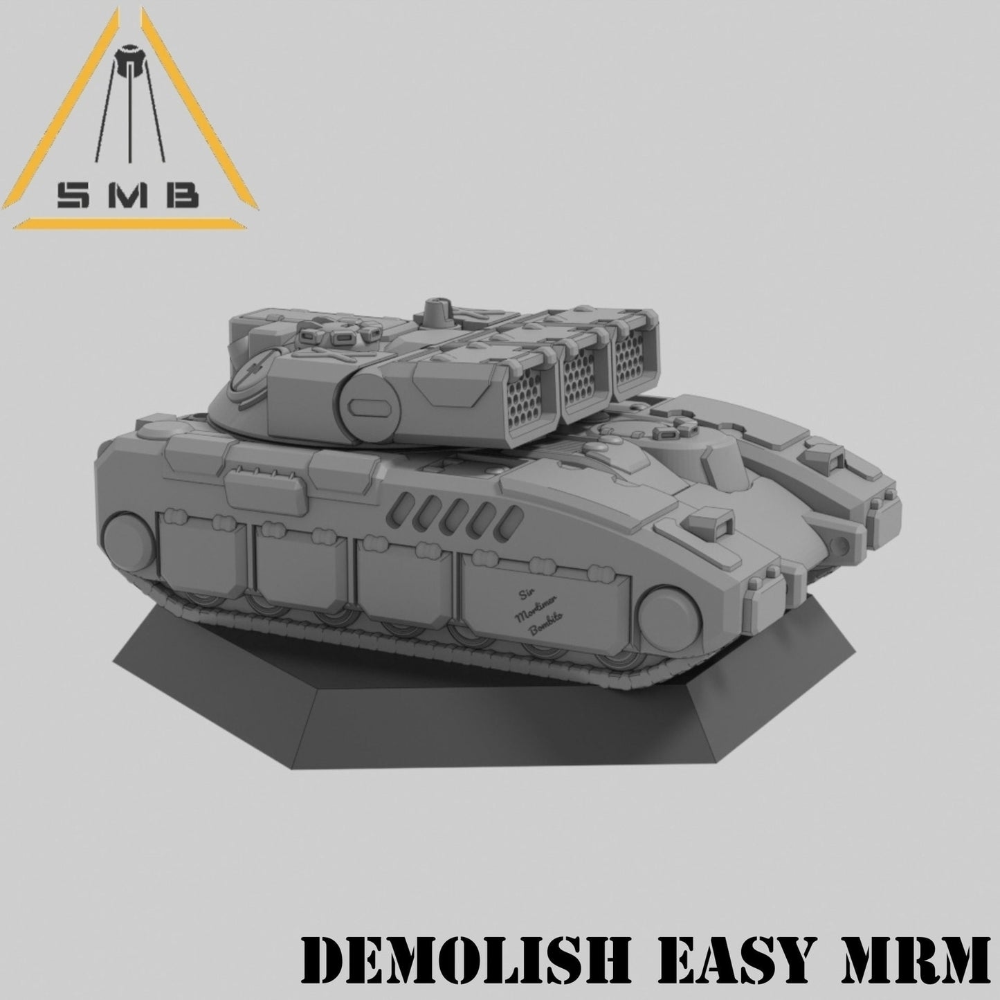 Demolish Easy MRM Tank | 1:265 | 6mm Battletech Scale | Mecha | Sir Mortimer