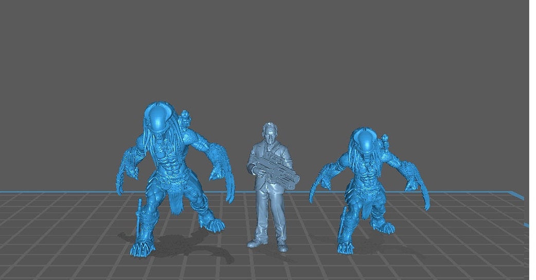 Serpent Skull Hunter - 32mm Scale Alien Miniature | RPG | Sci fi | Cyberpunk | Role Playing | DnD | Papsikel