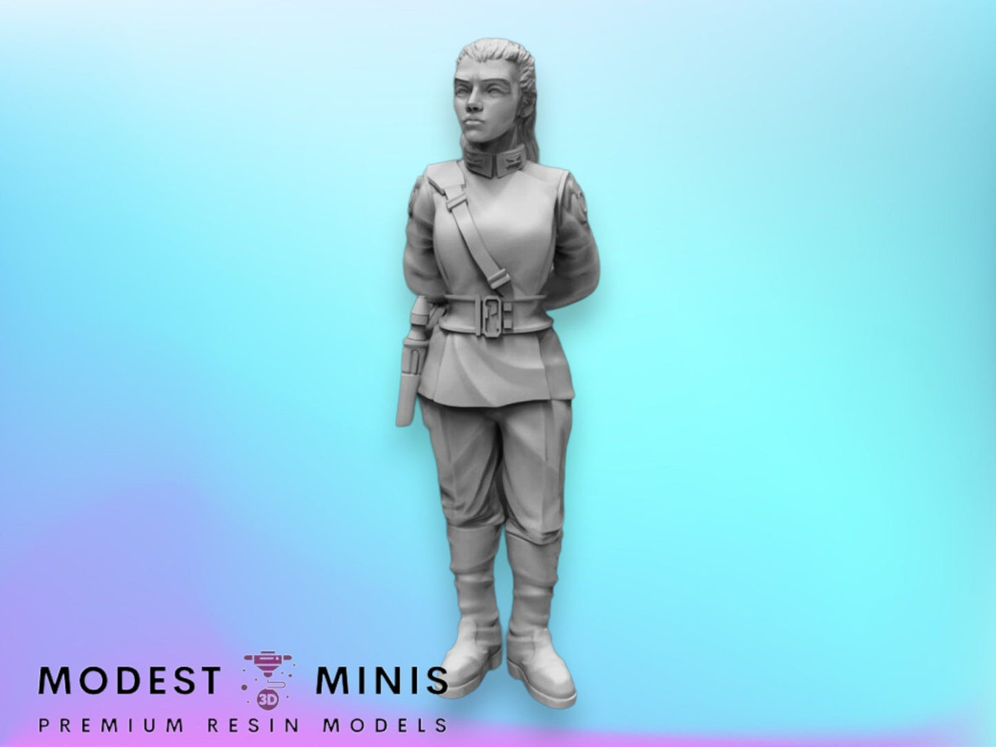 Blue Admiral Al - 28mm - 40mm Scale | Star Wars Legion Mini