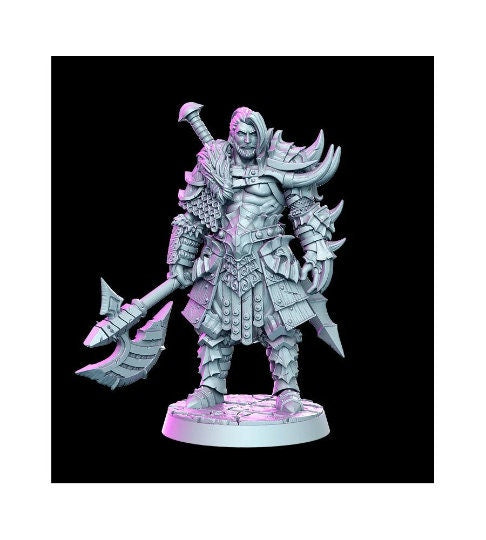 Kron - 32mm Scale DnD Miniature | Dungeons and Dragons| Fantasy Mini - RN Estudio