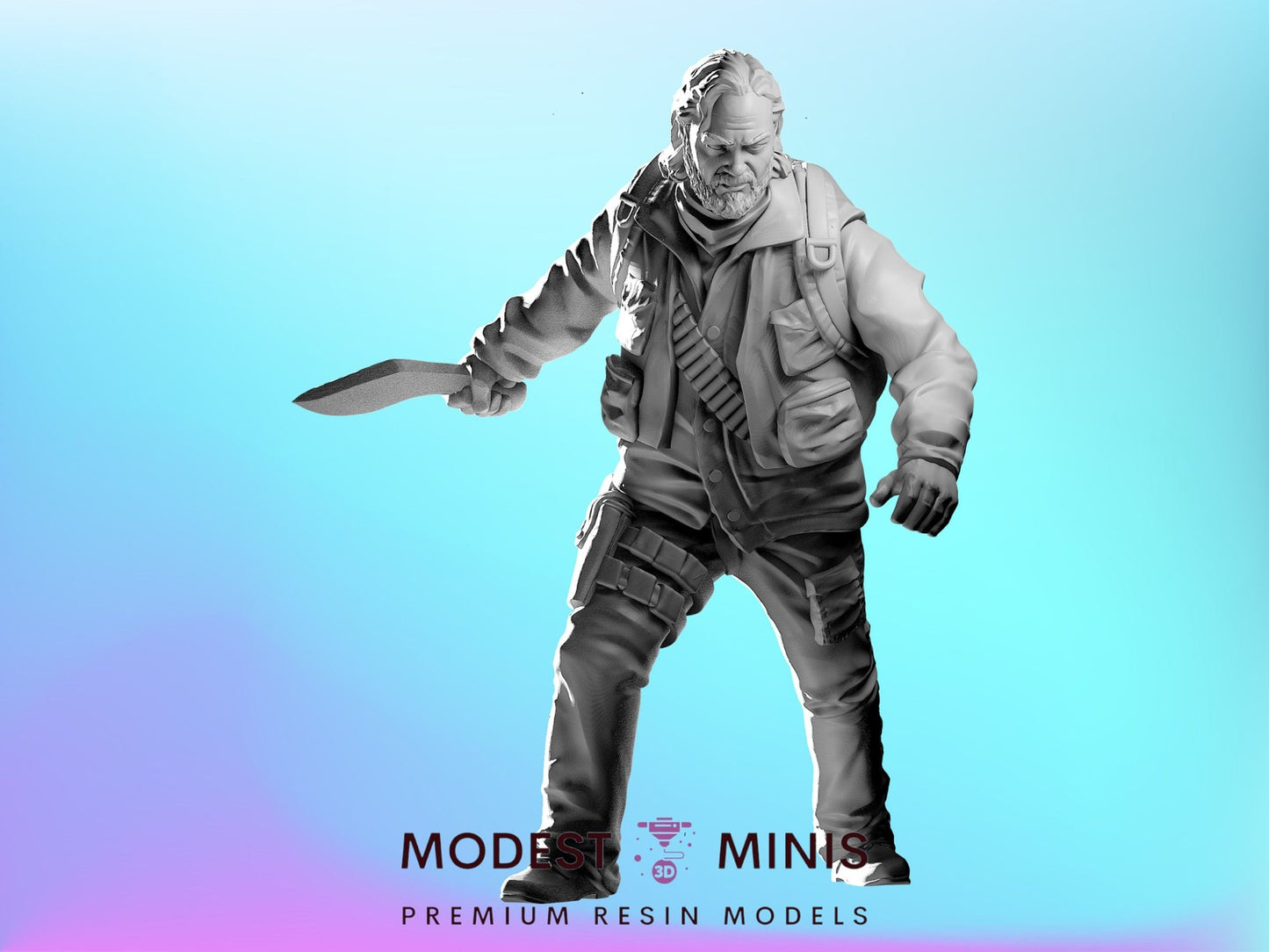 Survivor Ben TLOU | 28mm - 100mm Scale Resin Mini | Zombicide | Vaultz