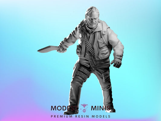 Survivor Ben TLOU | 28mm - 100mm Scale Resin Mini | Zombicide | Vaultz