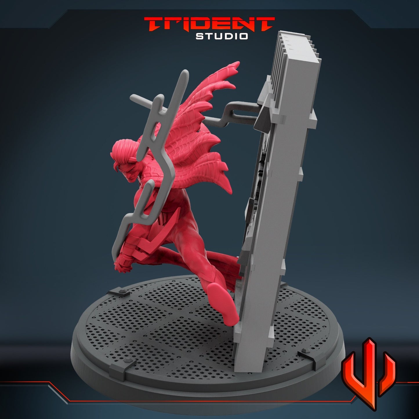 Future Spider - 40mm  Miniature | Crisis Protocol Proxy | Trident
