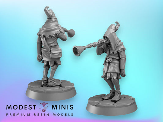 Trumpeter | 28mm - 75mm Scale DnD Frostgrave Fantasy Mini | Vae Victis