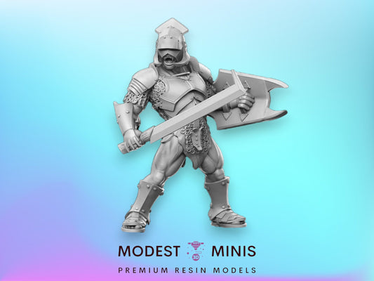 Uruk in Armor - 32mm Scale DnD Miniature | Dungeons and Dragons | JRPG Mini - RN Estudio