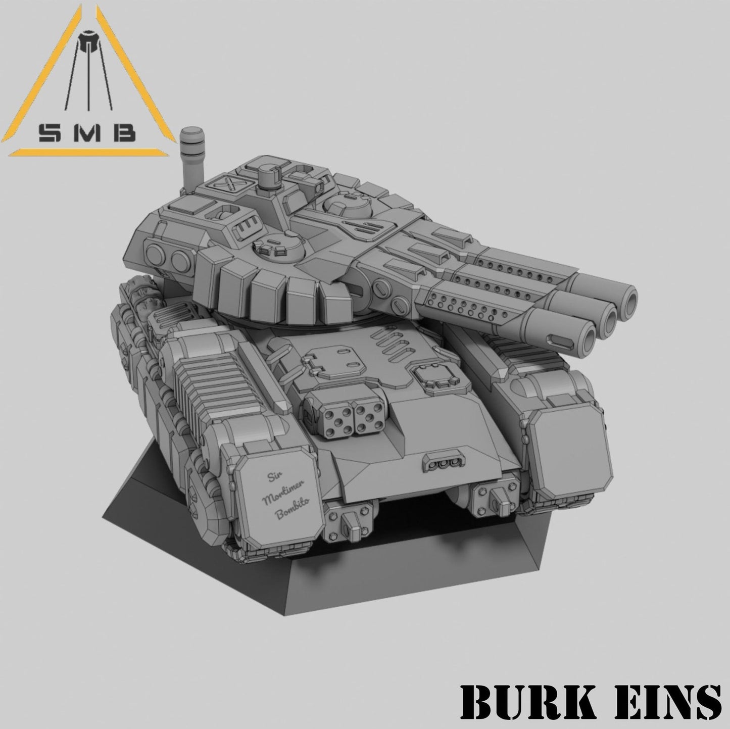 Burk Eins Heavy Tank | 1:265 | 285 | 6mm Battletech Scale | Sir Mortimer
