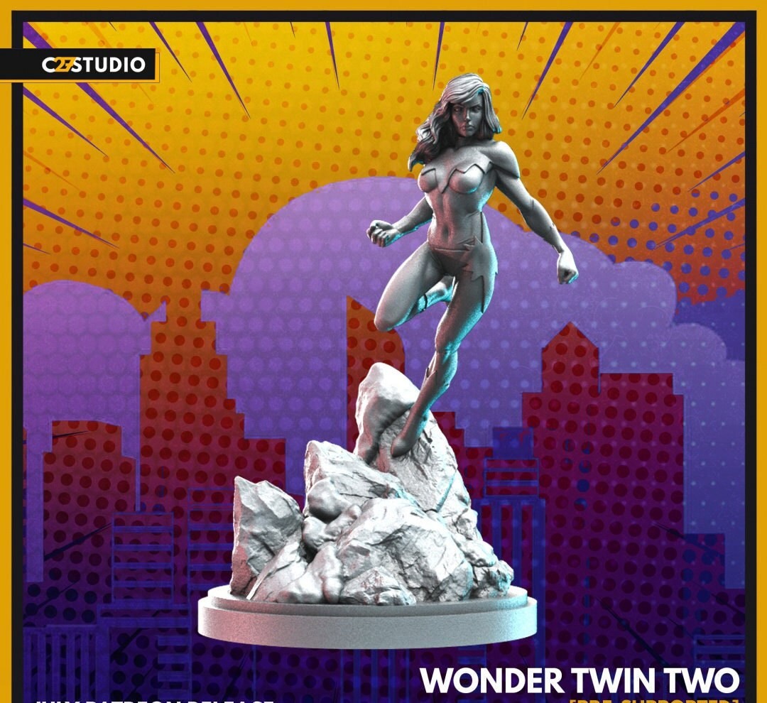 Wonder Twin Two - 32mm - 40mm Mini | Crisis Protocol Proxy | C27