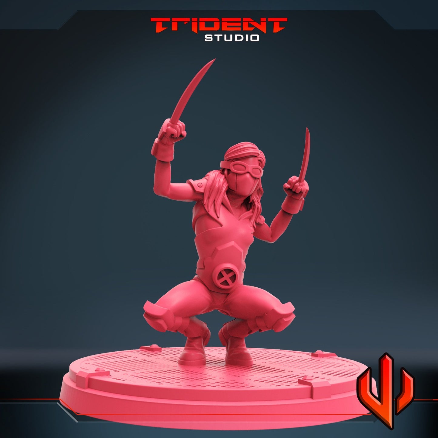 Sweet Mink - Honey Badger 40mm  Miniature | Crisis Protocol Proxy | Trident