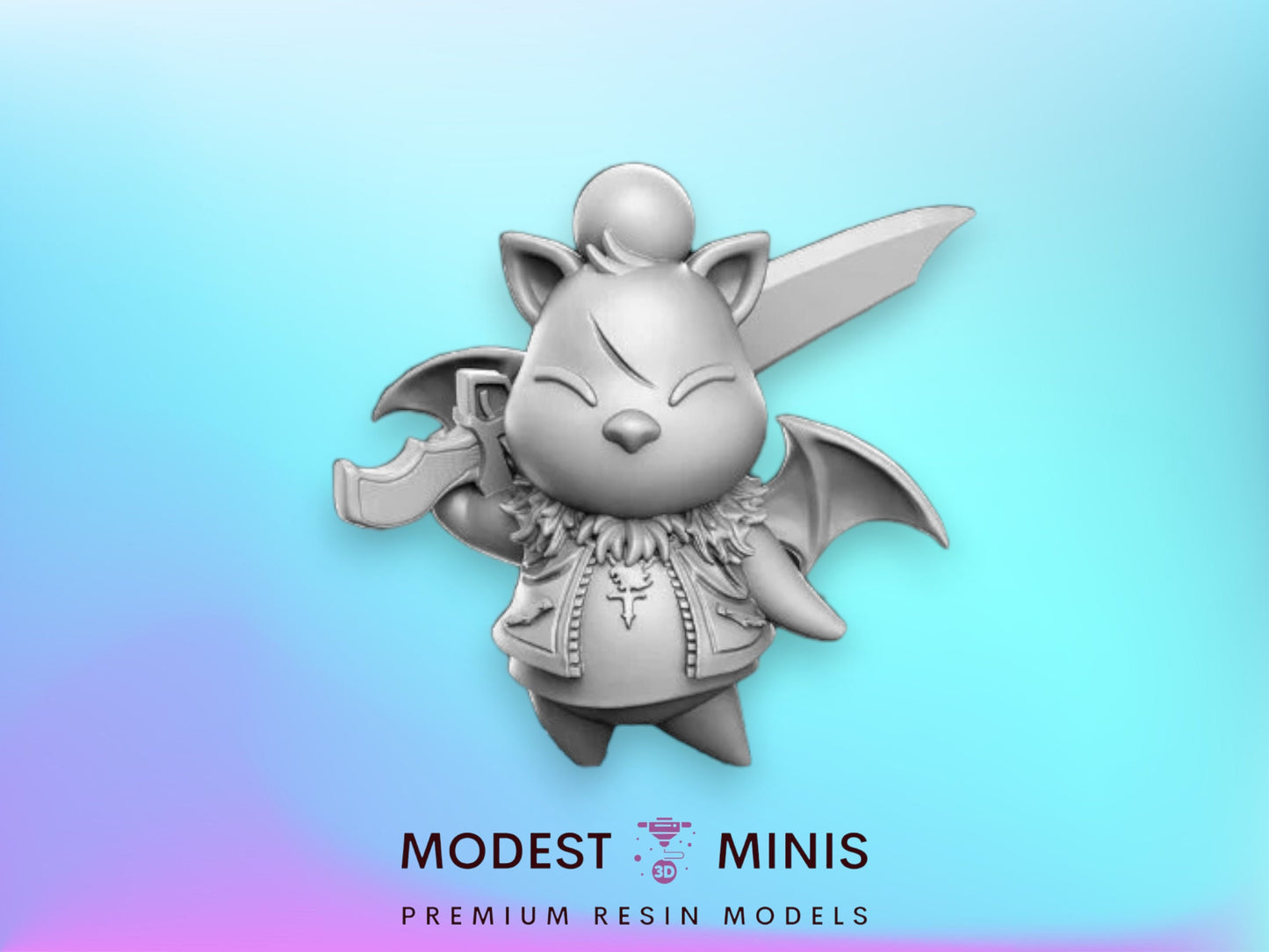 Moog Warrior - 32mm Scale DnD Miniature | Dungeons and Dragons | JRPG Mini - RN Estudio