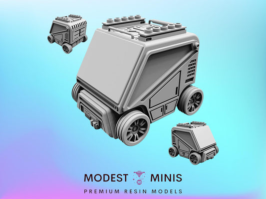 Cyber Car PENPENDESARAPEN - 28mm 32mm 40mm Scale Cyberpunk Miniature  |  Blade Runner | | Papsikels