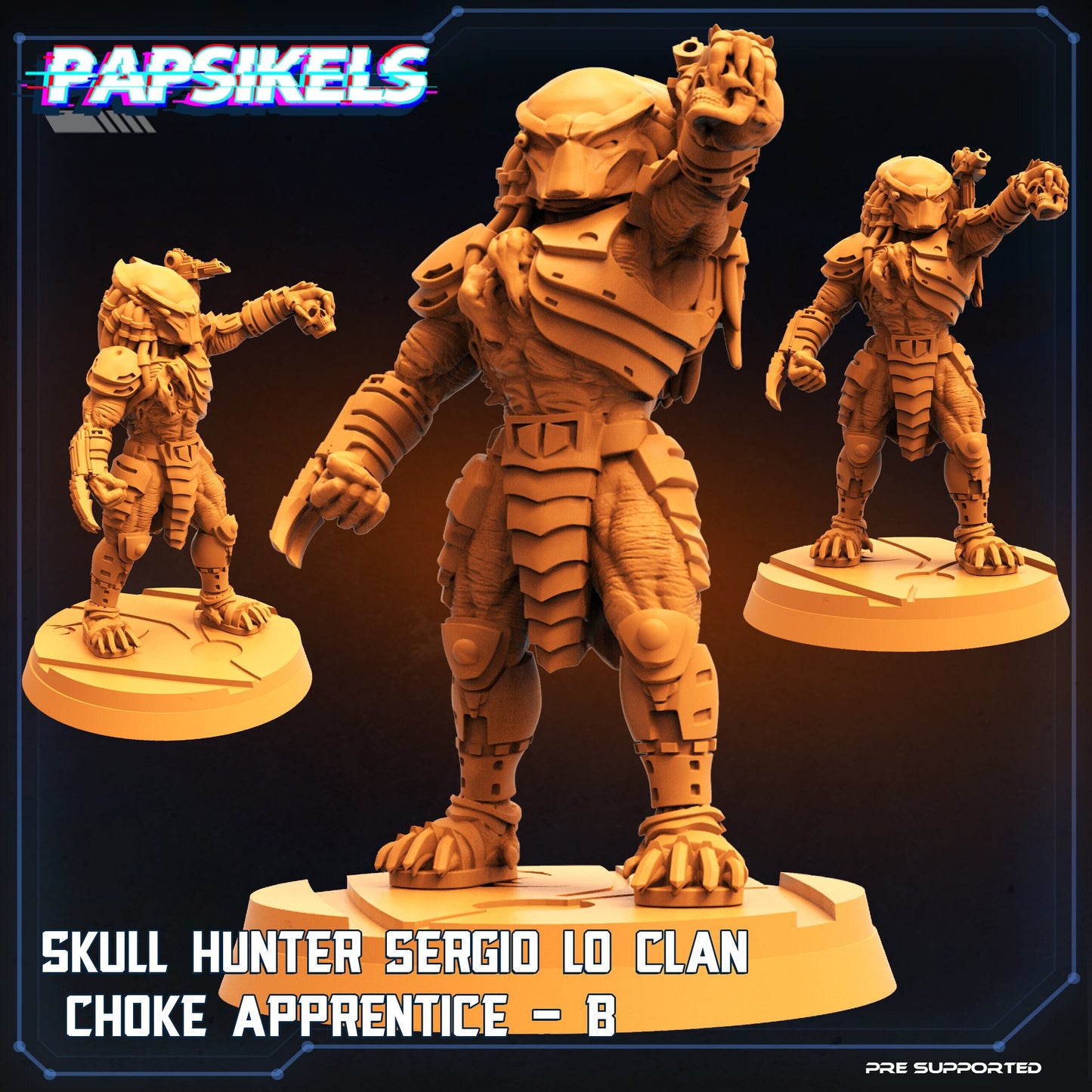 Choke Apprentice B - Resin 3D Print Alien Miniature | RPG | Sci fi | Cyberpunk | Role Playing | DnD | Papsikel