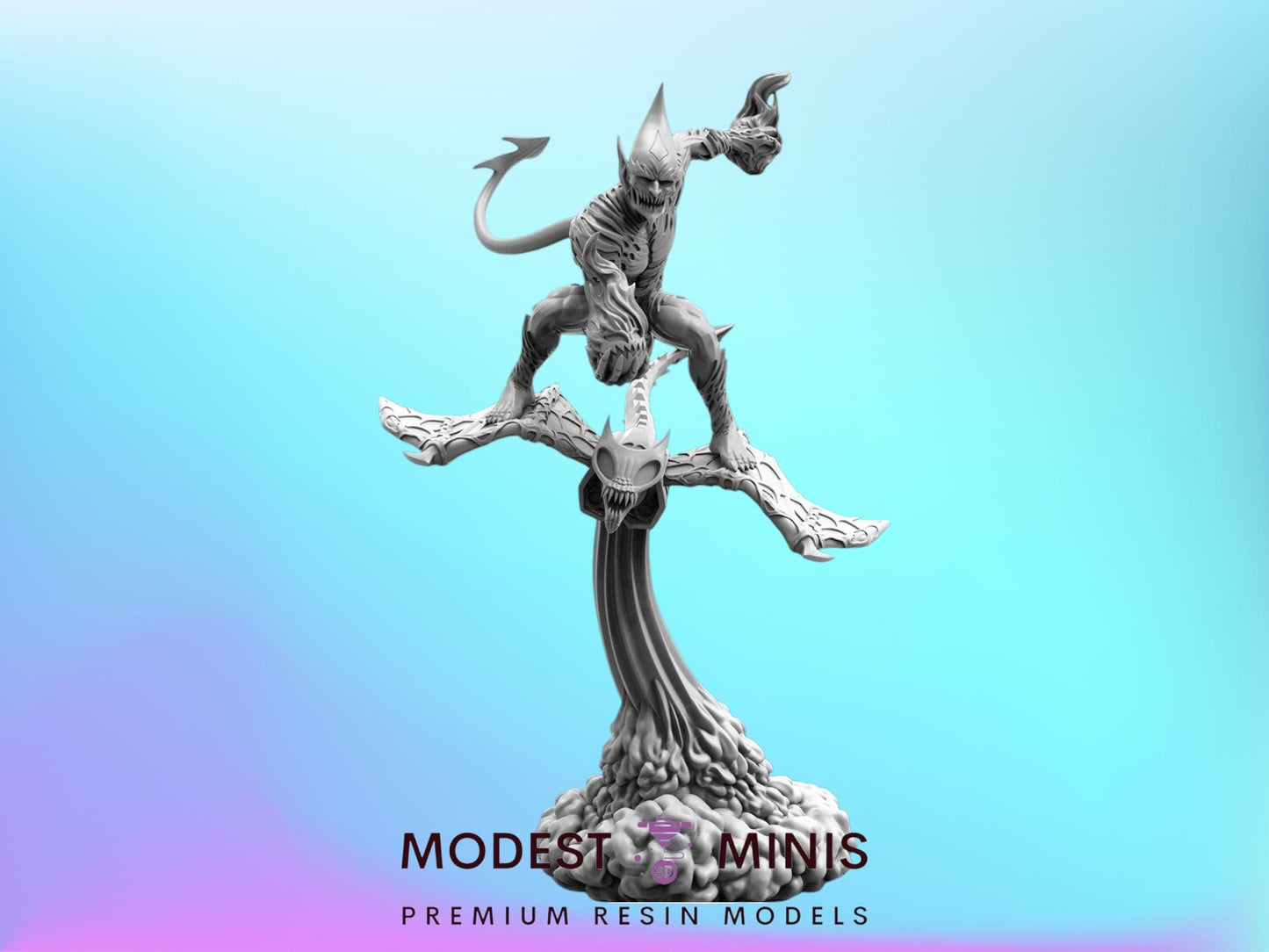 Crimson Glider - Red Goblin 40mm  Miniature | Crisis Protocol Proxy | Trident