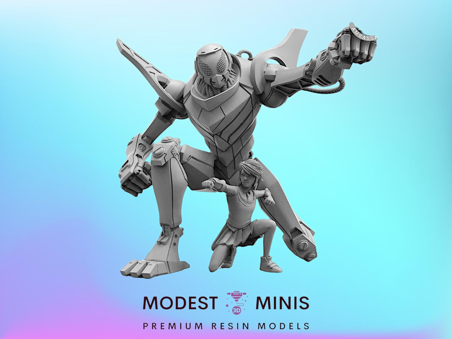 Spiderbot - 40mm  Miniature | Crisis Protocol Proxy | Trident