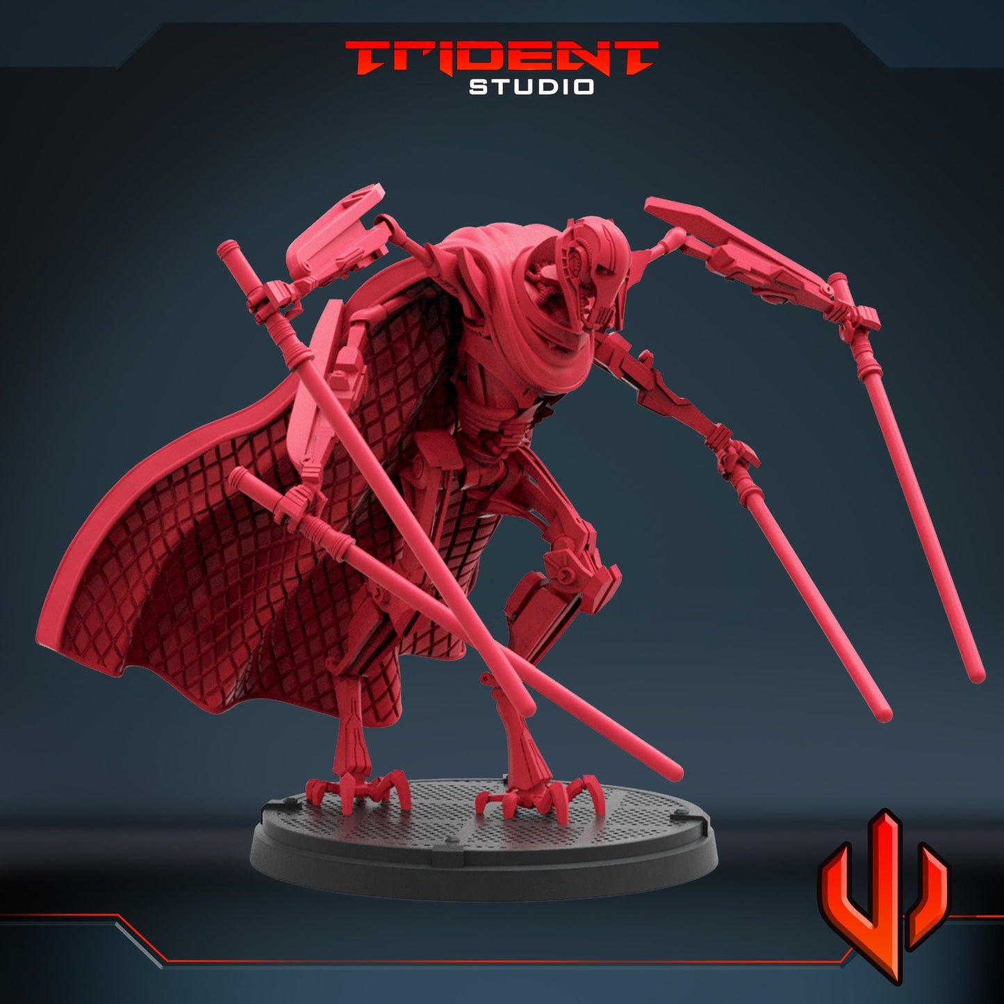 Mystical Slayer Cyborg - 28mm - 40mm Scale | RPG | Scifi  | Trident
