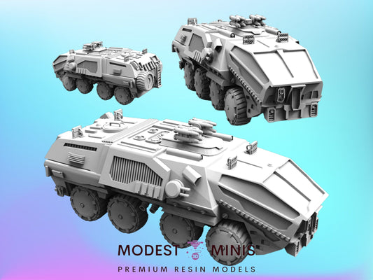 MCV-5 Colonial Combat Explorer - 32mm Scale Alien Miniature | RPG | Sci fi | Cyberpunk | Role Playing | DnD | Papsikel