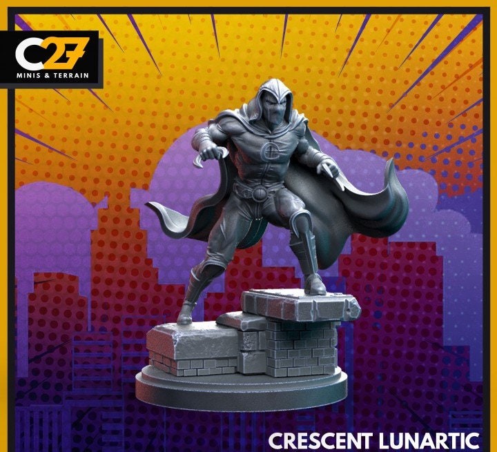 Crescent Lunartic - 32mm - 40mm Mini | Crisis Protocol Proxy | C27