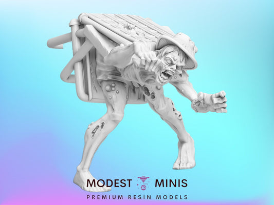 Zombie Chair  | 28mm - 100mm Scale Resin Mini | Zombicide  Sunset Vaultz