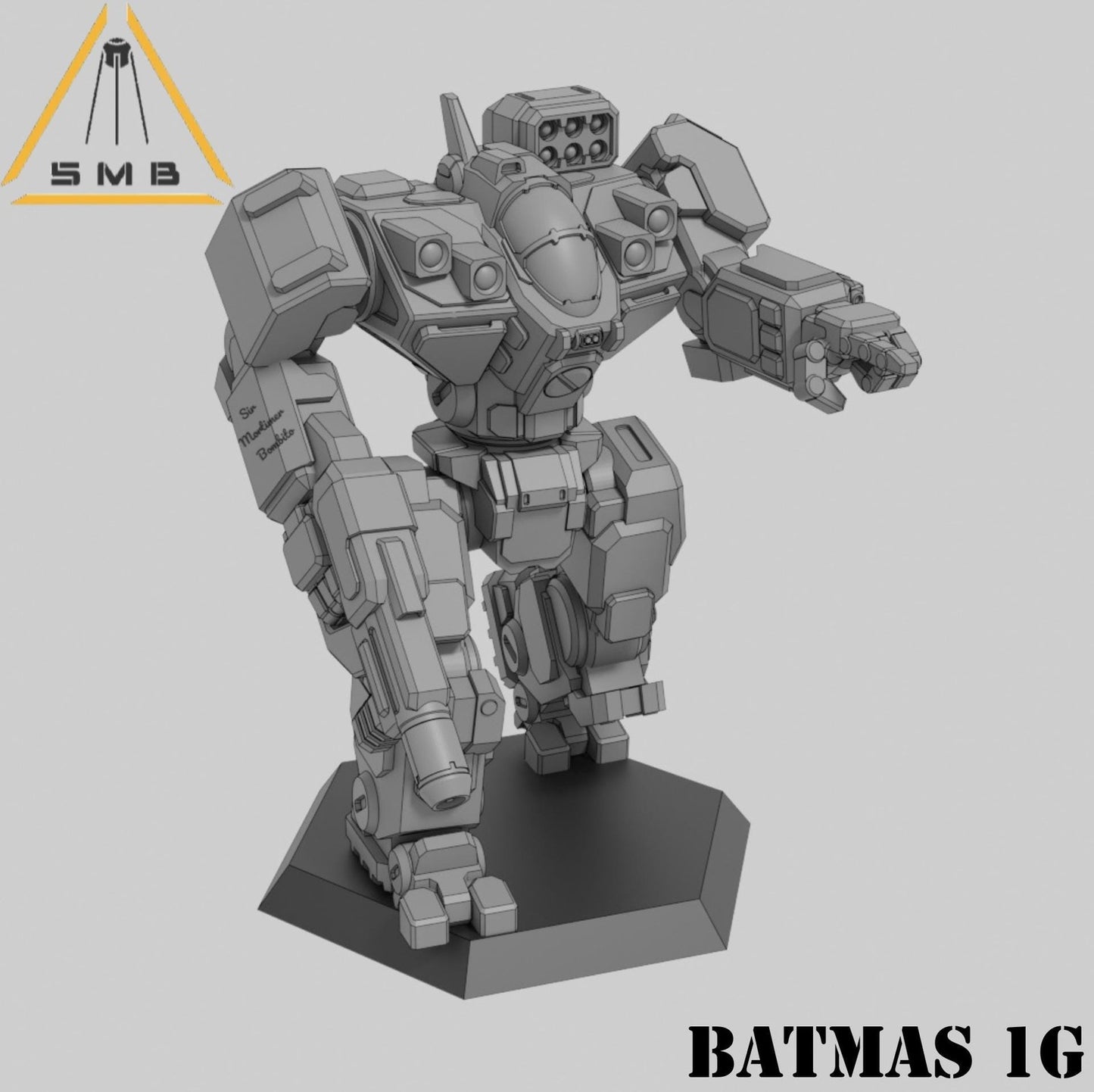Batmas1g  | 1:265 | 285 | 6mm Battletech Scale | SMB