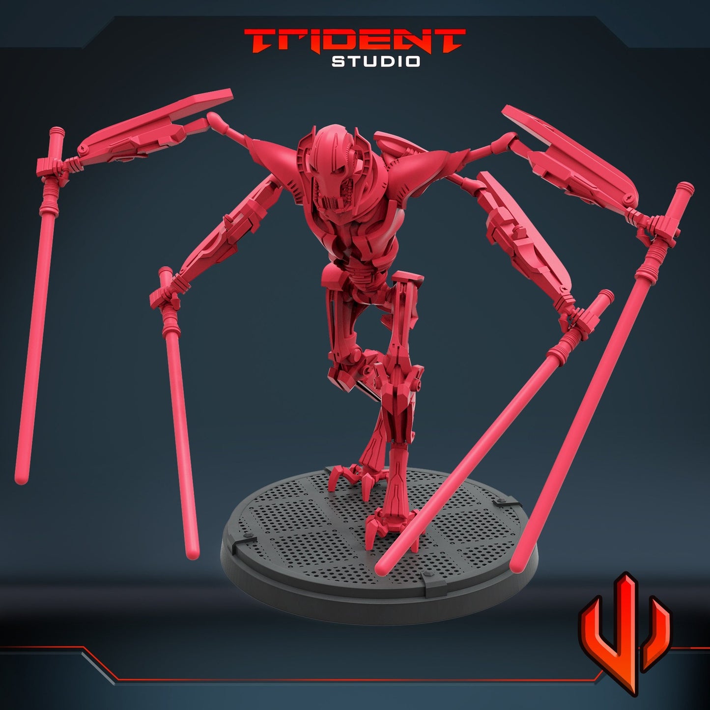 Mystical Slayer Cyborg - 28mm - 40mm Scale | RPG | Scifi  | Trident