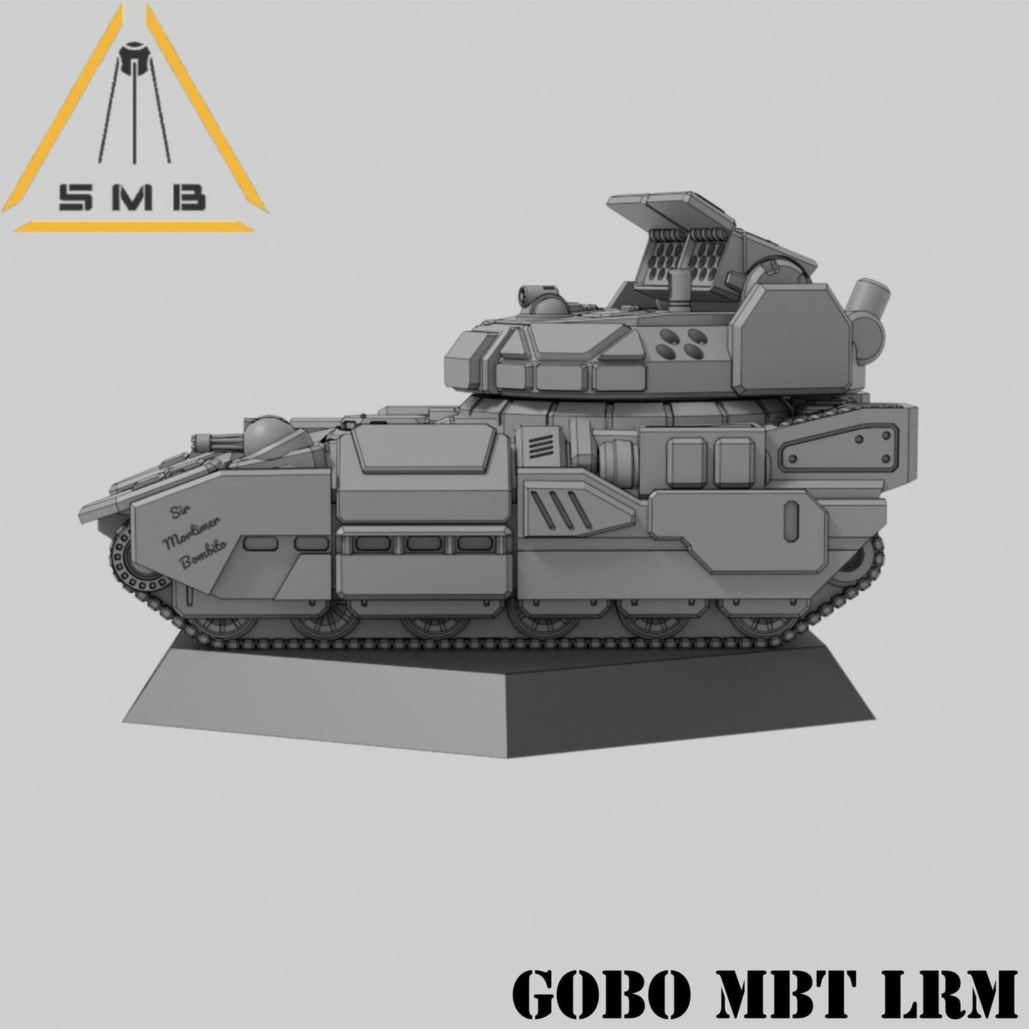 Gobo MBT LRM Tank | 1:265 | 285 | 6mm Battletech Scale |