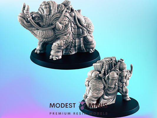 Beast of Burden Uscon | 25mm - 75mm Scale | DnD | Cyberpunk | EC3D Sci Fi Mini