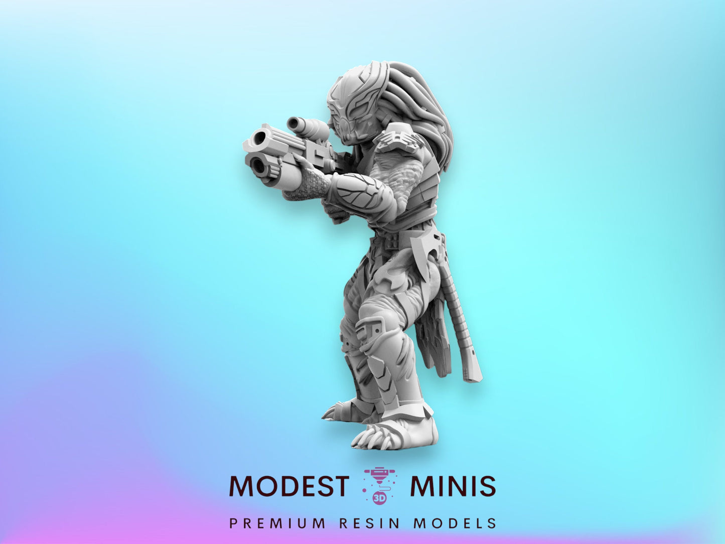 Death Squad Auditor - Resin 3D Print Alien Miniature | RPG | Sci fi | Cyberpunk | Role Playing | DnD | Papsikel