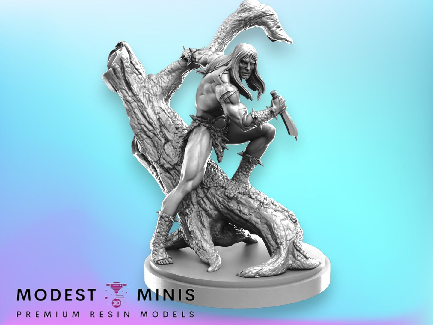 Dinosaur Dundee - 32mm - 40mm Mini | Crisis Protocol Proxy | C27