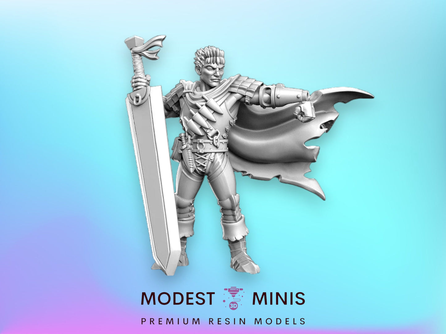 Garth - 32mm Scale DnD Miniature | Dungeons and Dragons | Age of Darkness - RN Estudio