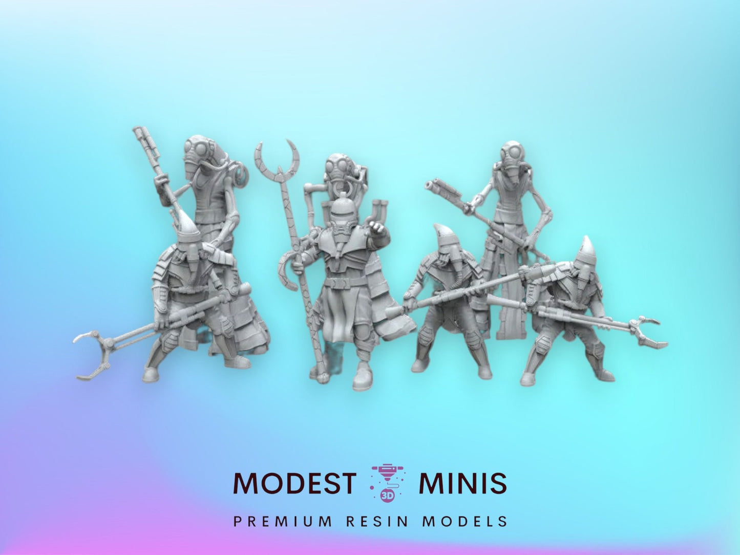 7pc Lava Troopers - 28mm - 40mm Scale | Star Wars Legion Mini