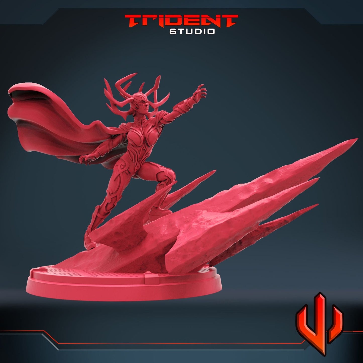 Hellya - 40mm  Miniature | Crisis Protocol Proxy | Trident