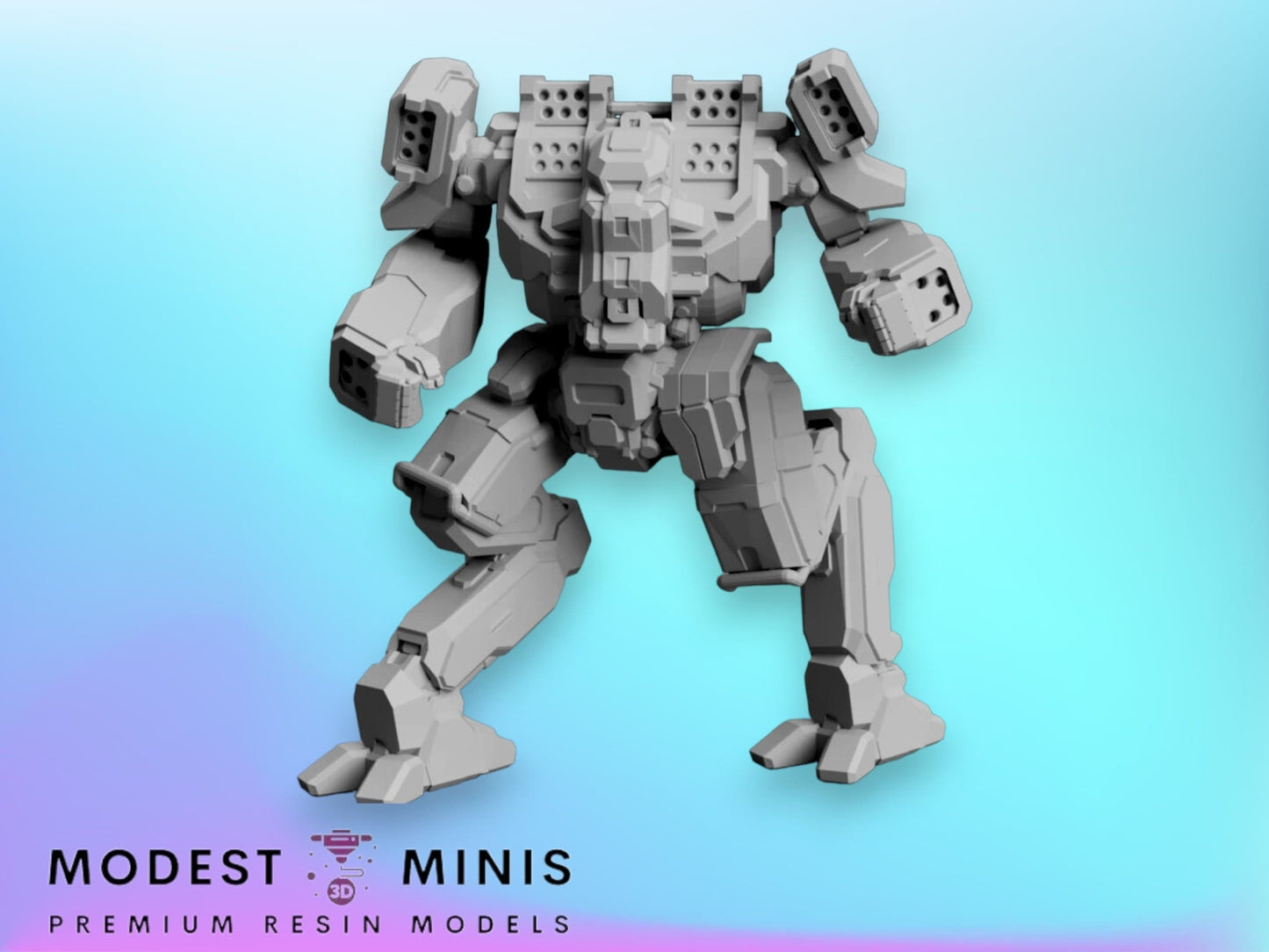 Arctic Wolf ARW | 1:265 | 6mm Battletech Scale | Mecha | Sir Mortimer