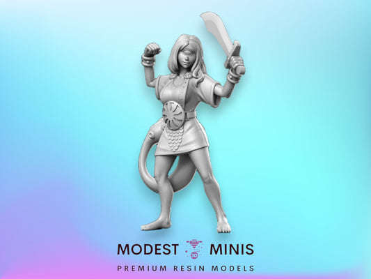 Heroine Quest Fimir Female - 28mm 32mm Scale DnD Miniature | Dungeons and Dragons | RN Estudio
