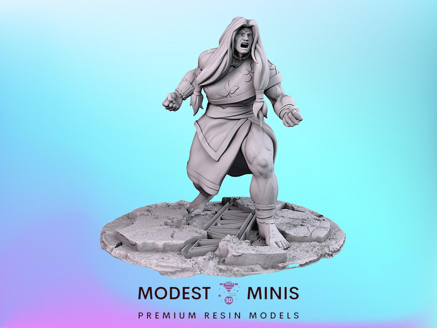 Samoan Smash - 32mm 32mm - 40mm Mini | DnD Mini | Superhero | C27