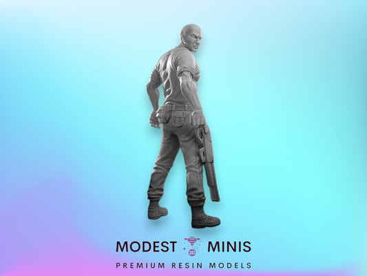 Survivor Sean | 28mm - 100mm Scale Resin Mini | Zombicide | Vaultz
