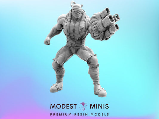 Grey Gun-arm  Random- 40mm  Miniature | Crisis Protocol Proxy | Trident