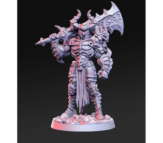 Astorath Undead Slayer - 32mm Scale DnD Miniature | Dungeons and Dragons | JRPG Mini - RN Estudio