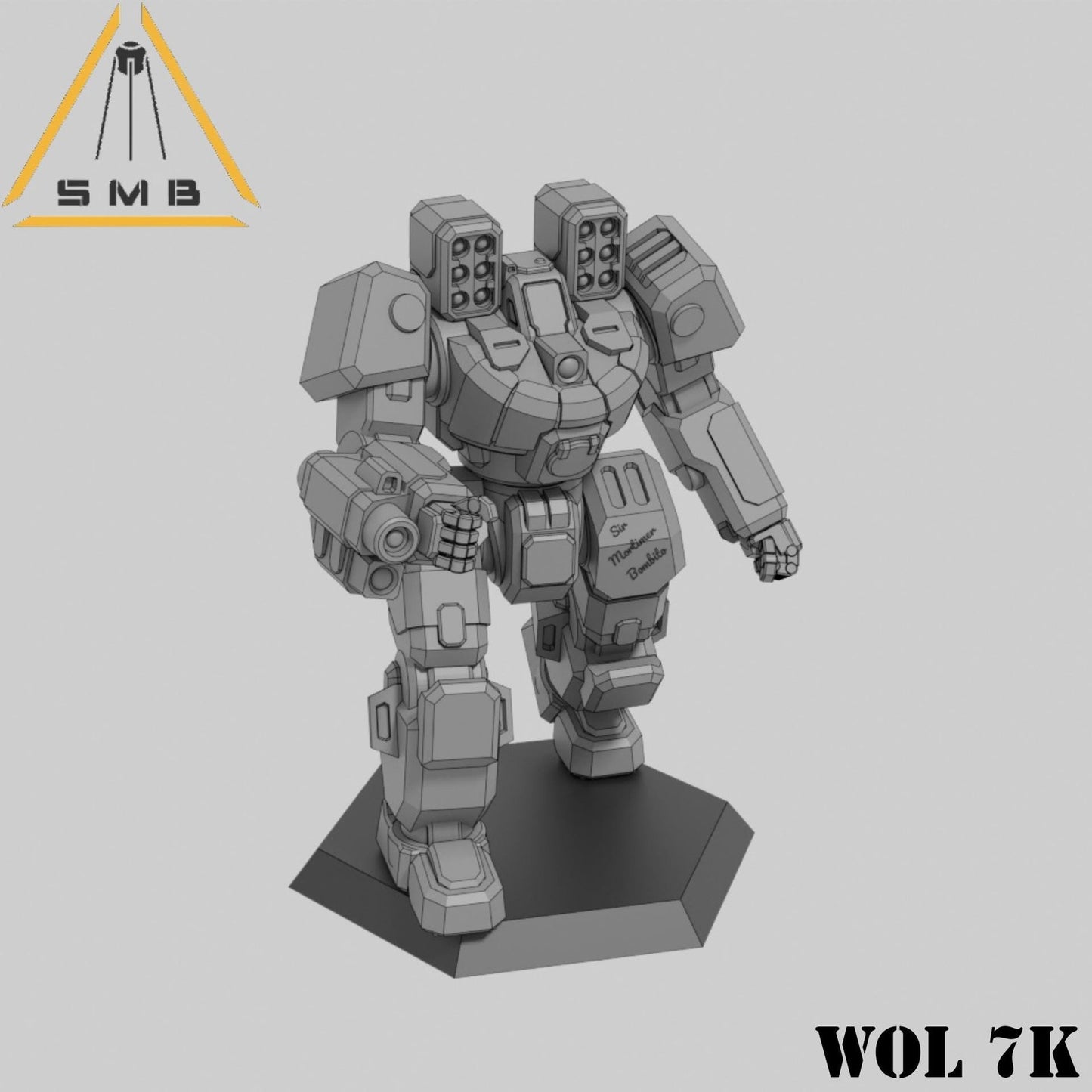 Wol7k  | 1:265 | 285 | 6mm Battletech Scale | SMB