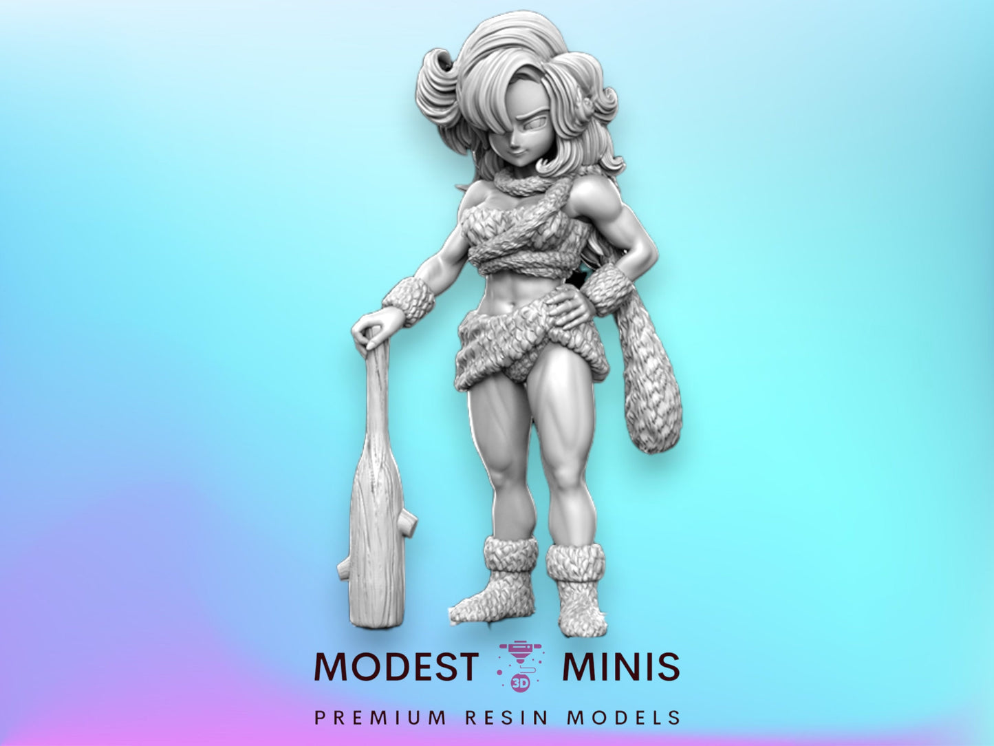 CT Ayla - 32mm Scale DnD Miniature | Dungeons and Dragons | Classic JRPG Mini - RN Estudio
