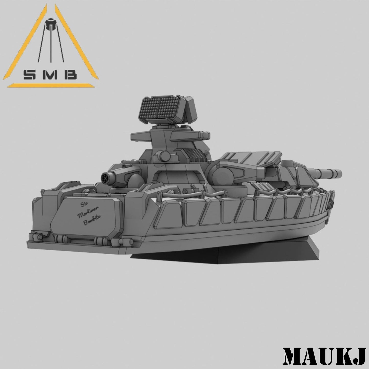 Mauk Artillery Boat | 1:265 | 285 | 6mm Battletech Scale | SMB