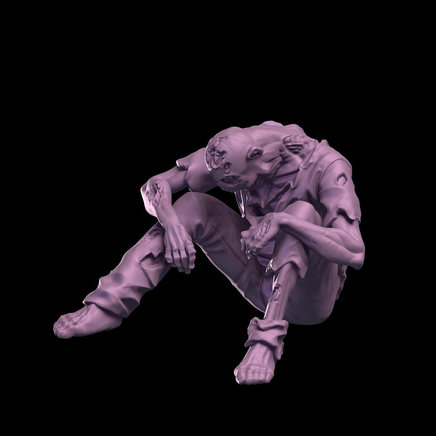 Idle Zombies 1 Set | 28mm - 100mm Scale Resin Mini | Zombicide | Vaultz