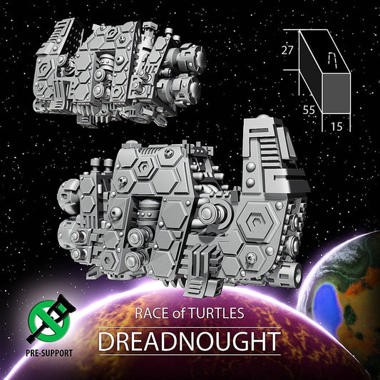 Turtle Dreadnaught - Twilight Imperium | Fleetscale | Starfinder | Billion Suns | Starmada | Firefly | Terra Conflict
