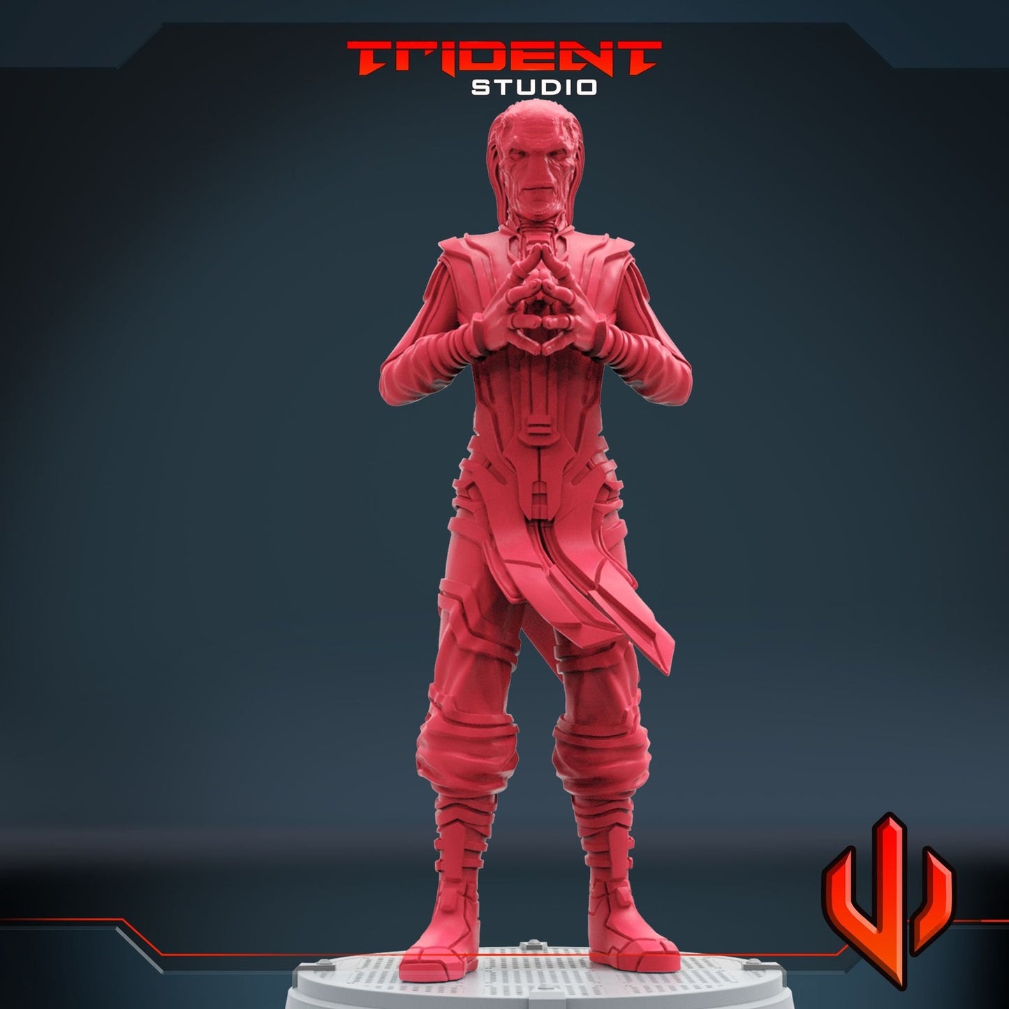 Ebony Telepath B - Maw 40mm  Miniature | Crisis Protocol Proxy | Trident