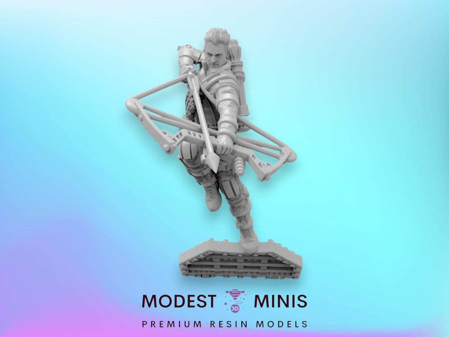 Ultimate Archer - 40mm  Miniature | Crisis Protocol Proxy | Trident