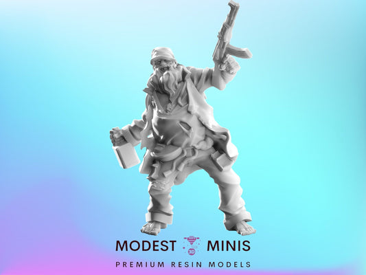Survivor Homeless | 28mm - 100mm Scale Resin Mini | Zombicide | Vaultz