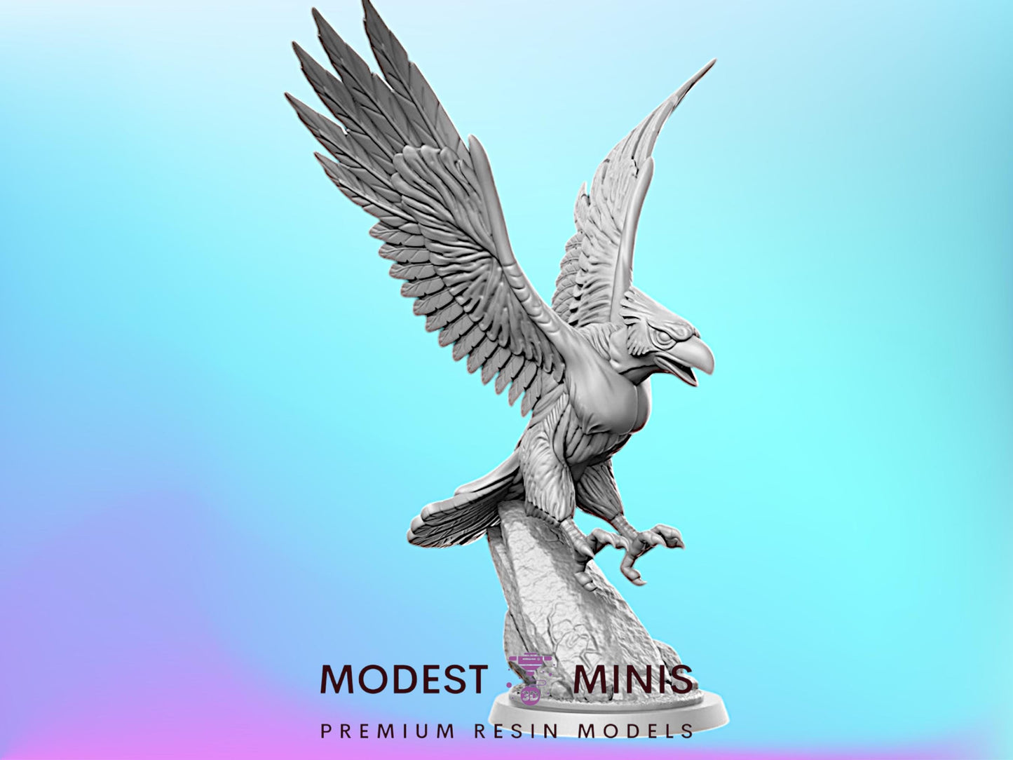 LOTR Great Eagle - 32mm Scale DnD Miniature | Dungeons and Dragons | Classic JRPG Mini - RN Estudio